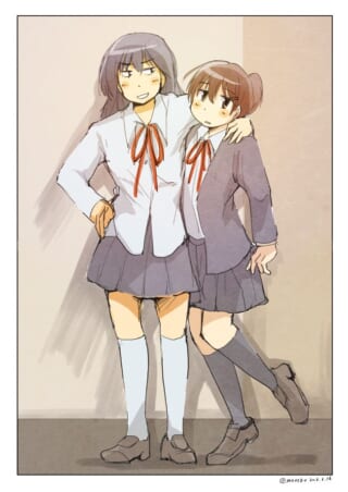 肩を組んで並び立つオータニとマキタ